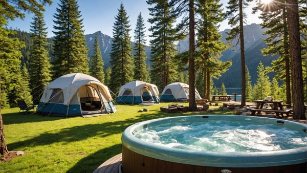 Les meilleurs campings avec spa pour une escapade relaxante